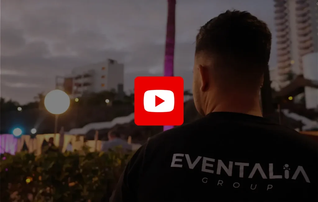 Sonido, iluminación, pantallas LED, vídeo, streaming y coordinación en el evento Canarias Business Meetings de Turismo de Tenerife – producción Eventalia Group