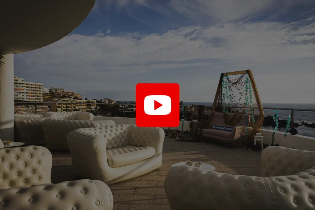 Sonido, iluminación, decoración y mobiliario para el Encuentro MICE en el Hotel Landmar Playa La Arena, Tenerife – producción Eventalia Group